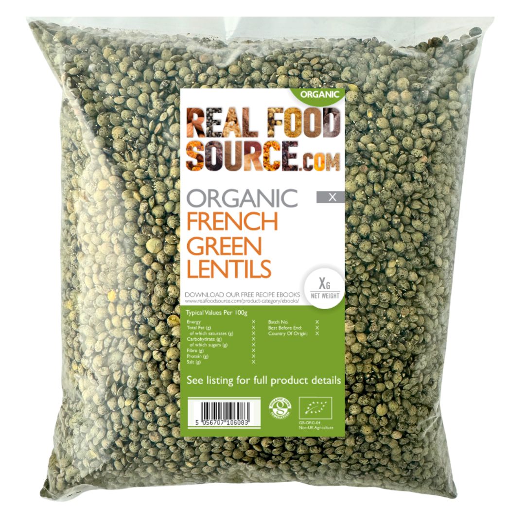 Organic French Type Green Lentils