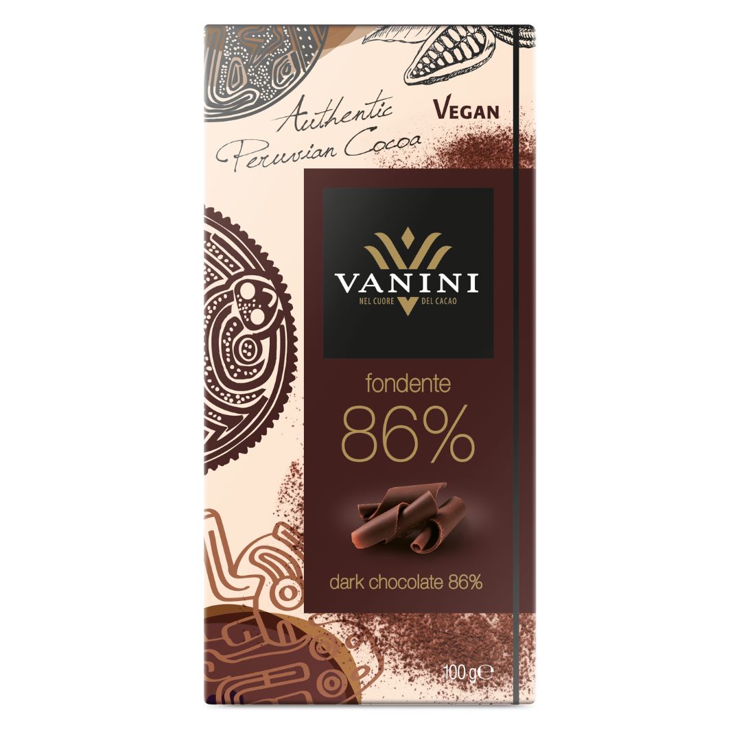 Vanini Single Origin Peru Dark Chocolate Bar 86%