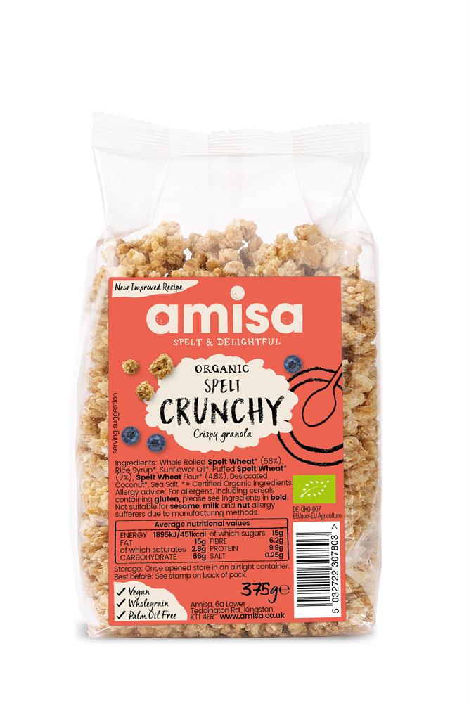 Amisa - Organic Spelt Crunchy 375g