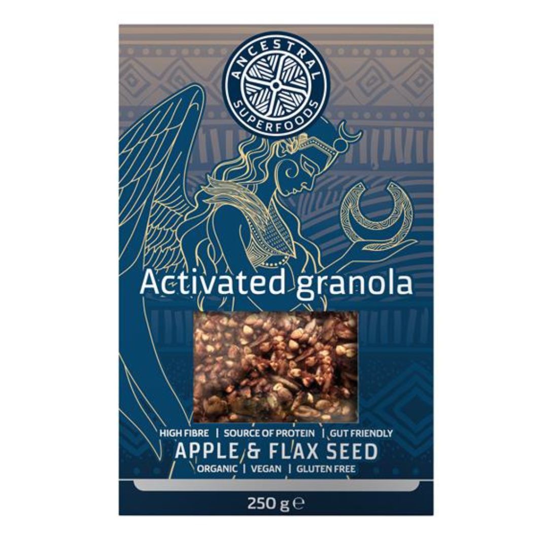 Ancestral Superfoods - Activated Granola Apple & Flax Seed 250g