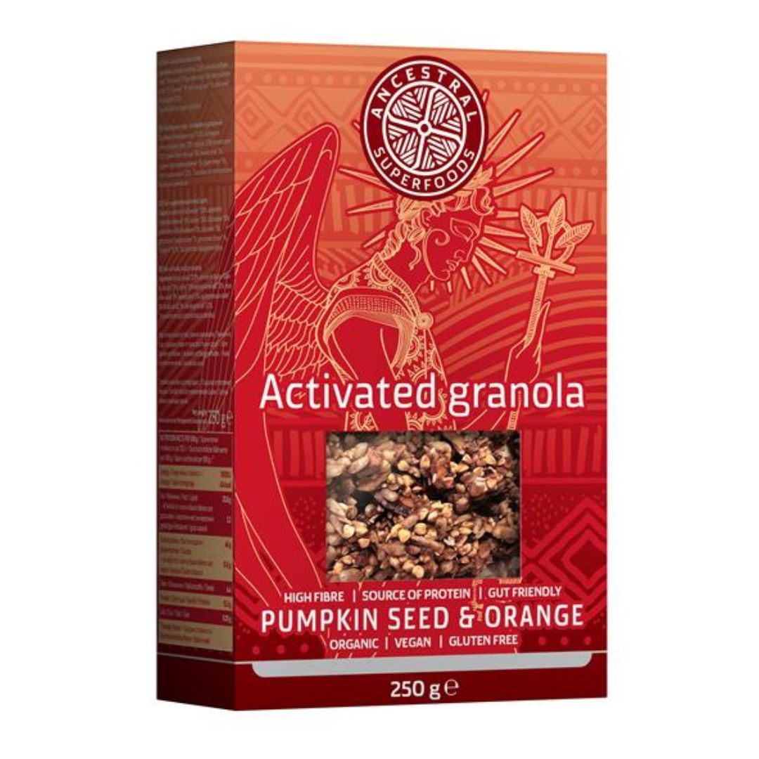 Ancestral Superfoods - Activated Granola Pumpkin Seed & Orange 250g