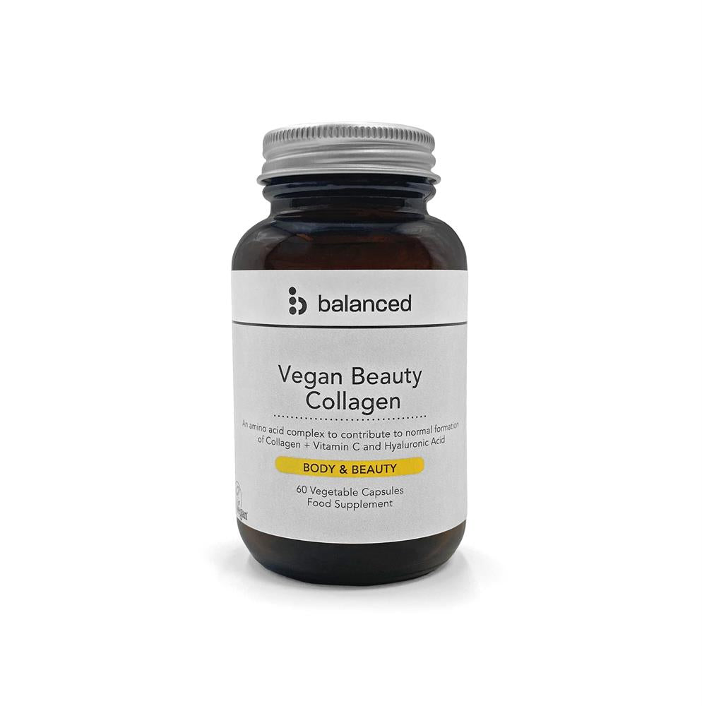 Balanced - Vegan Beauty Collagen 60 Veggie Caps - Reusable Bottle