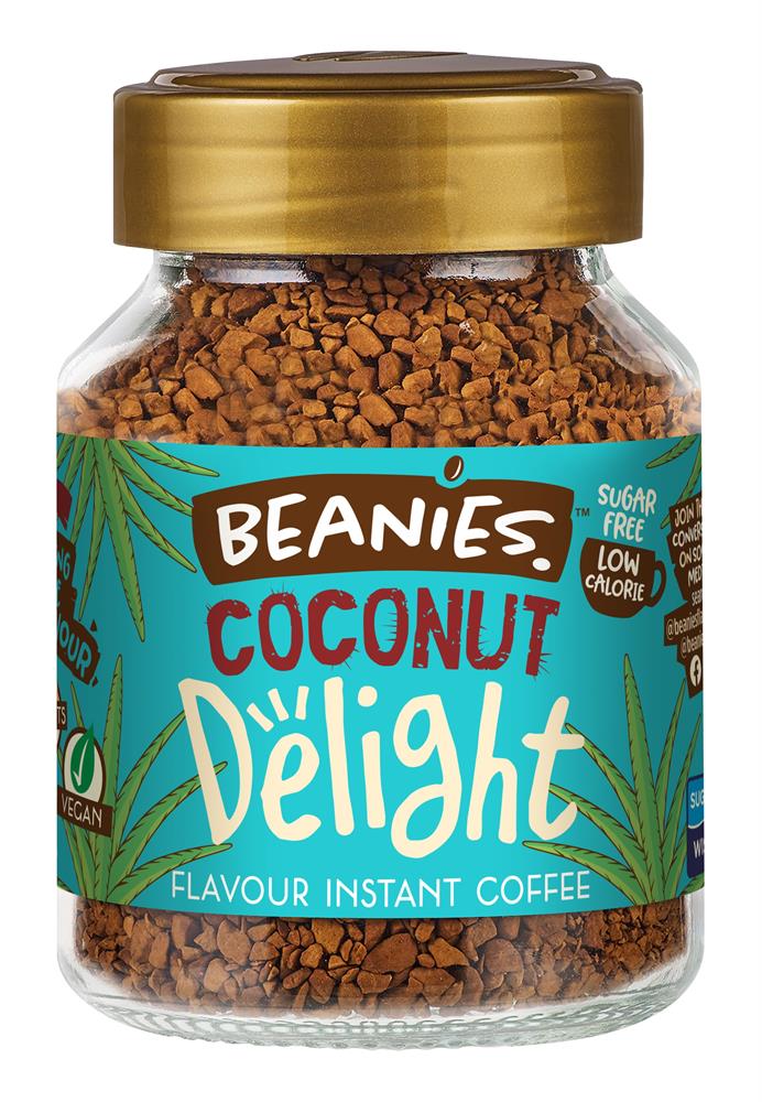 Beanies Coffee - Coconut Delight Flavour Instant Coffee 50g