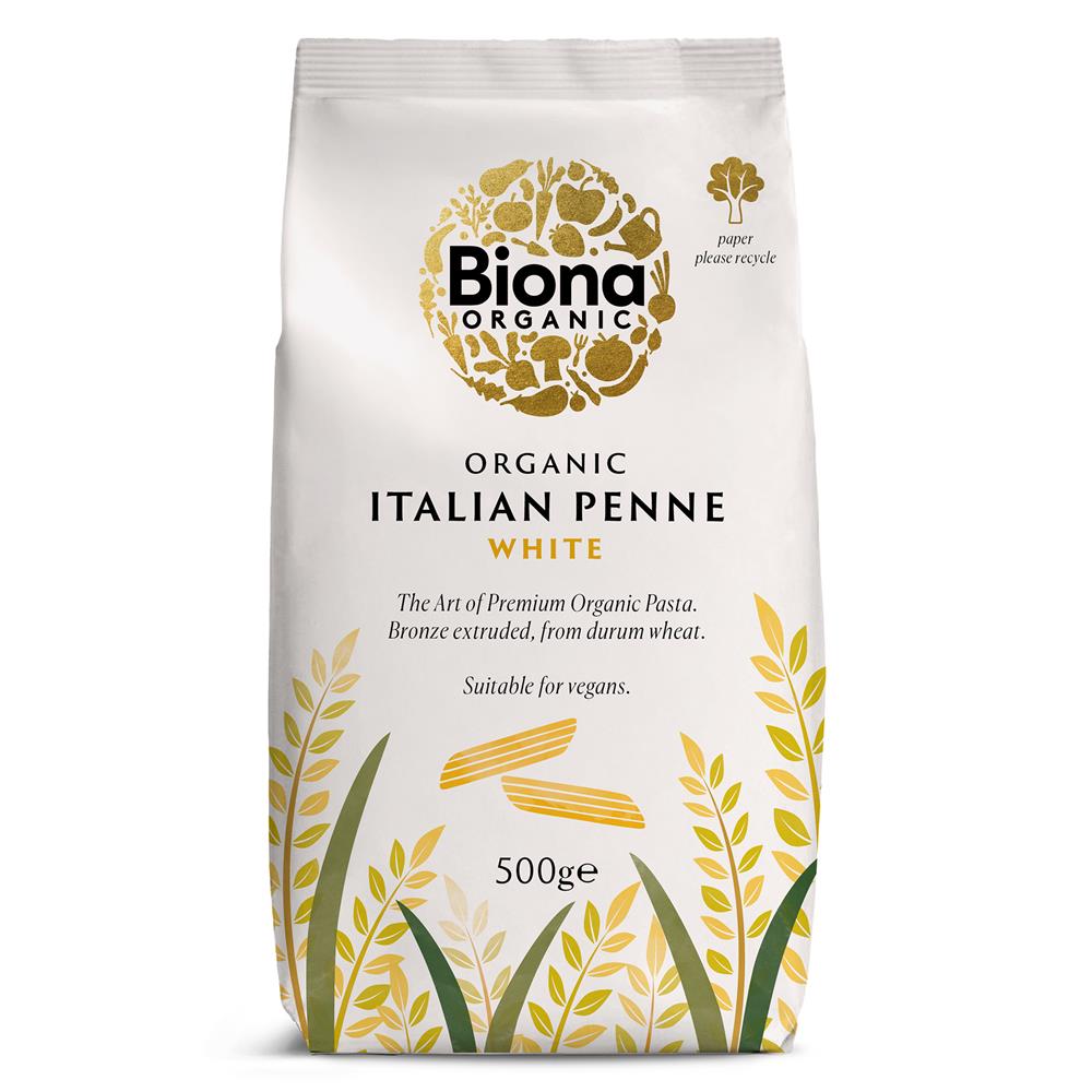 Biona Organic - Organic White Penne Pasta 500g