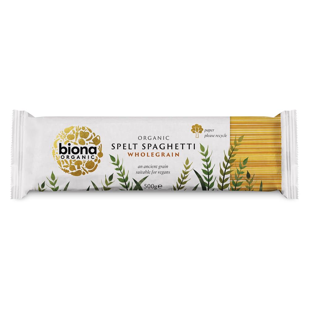 Biona Organic - Organic Wholegrain Spelt Spaghetti Pasta 500g