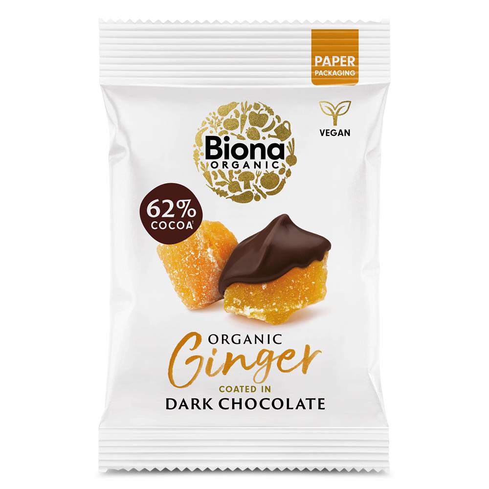 Biona Organic - Organic Dark Chocolate Ginger 120g