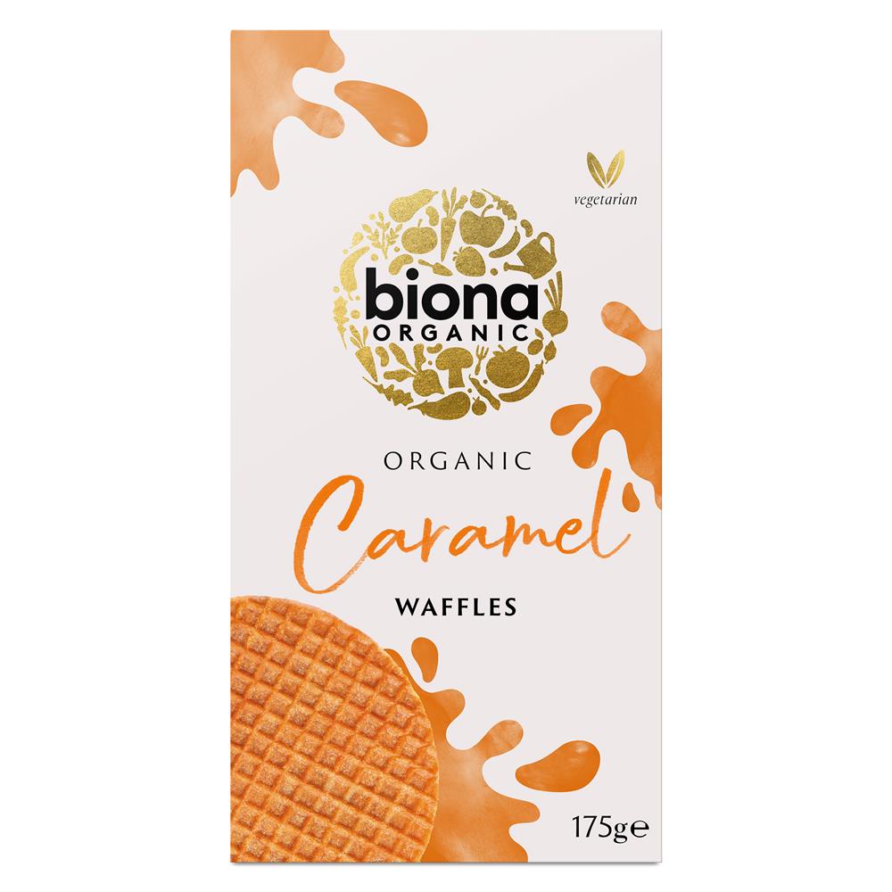 Biona Organic - Organic Caramel Syrup Waffles 175g