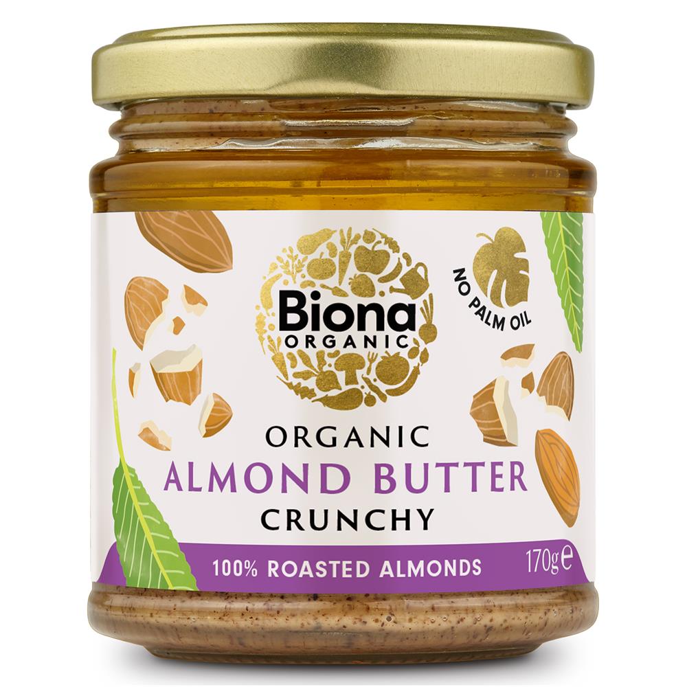 Biona Organic - Organic Almond Butter Crunchy 170g