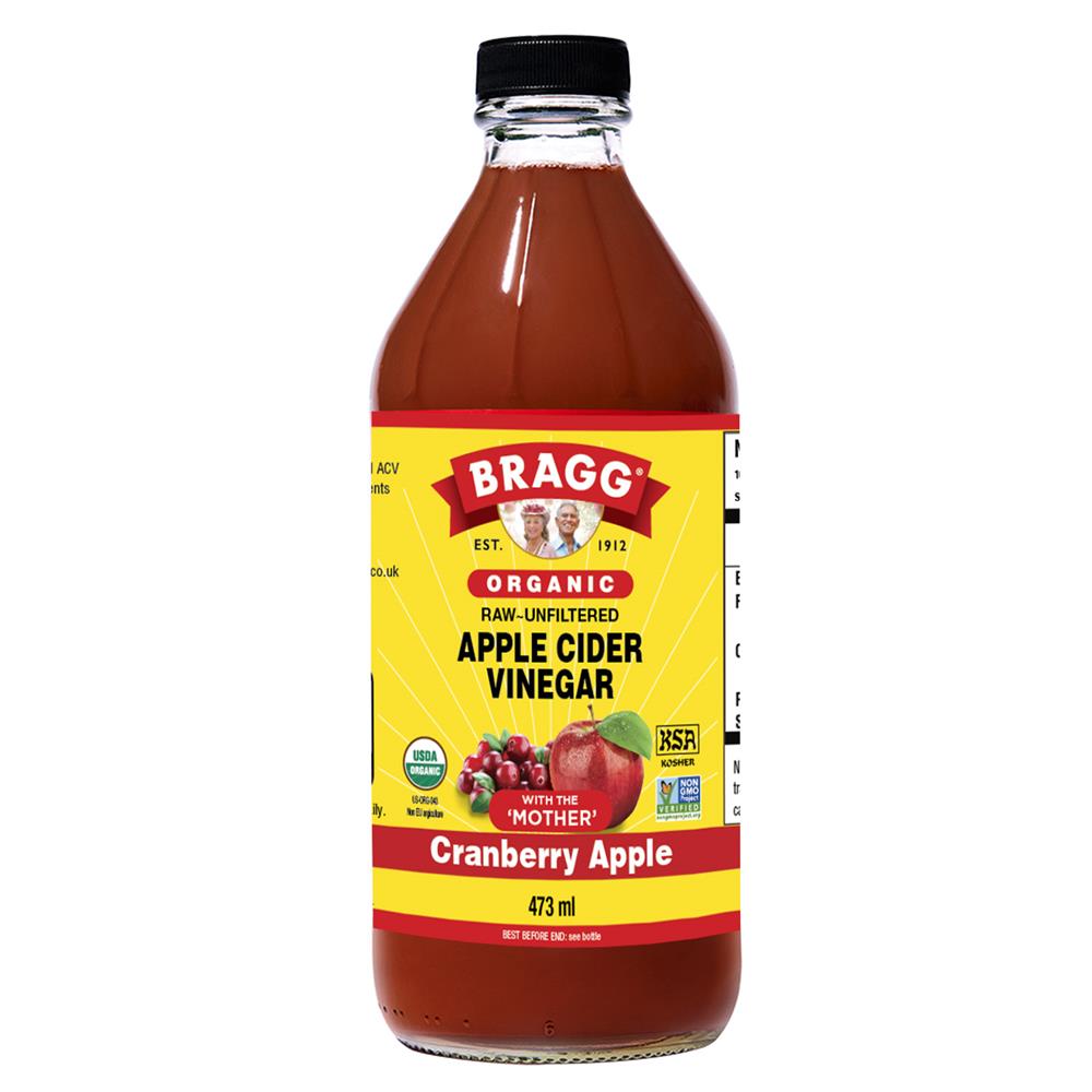 Bragg - Organic Apple Cider Vinegar with Cranberry Apple 473ml