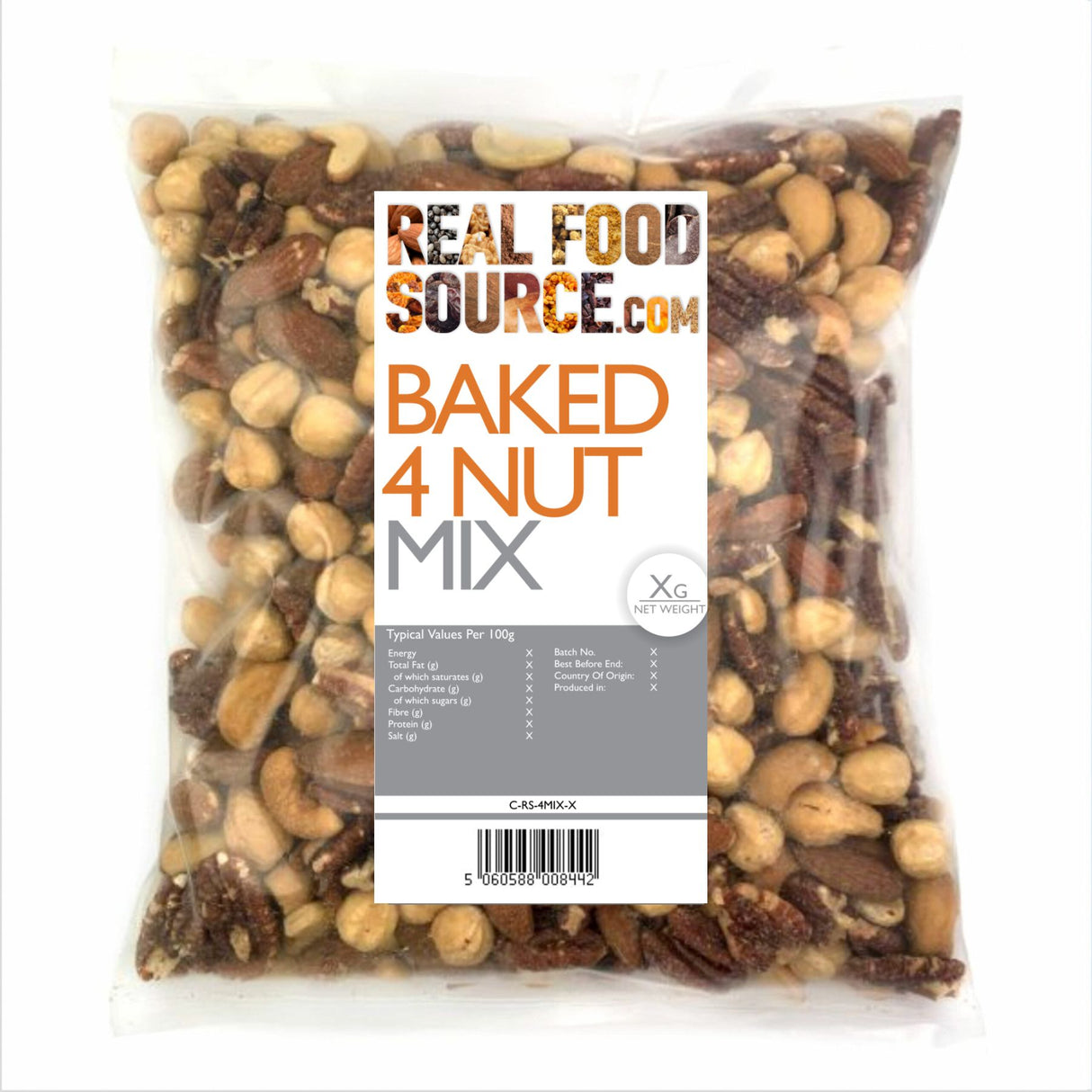 Baked 4 Nut Mix