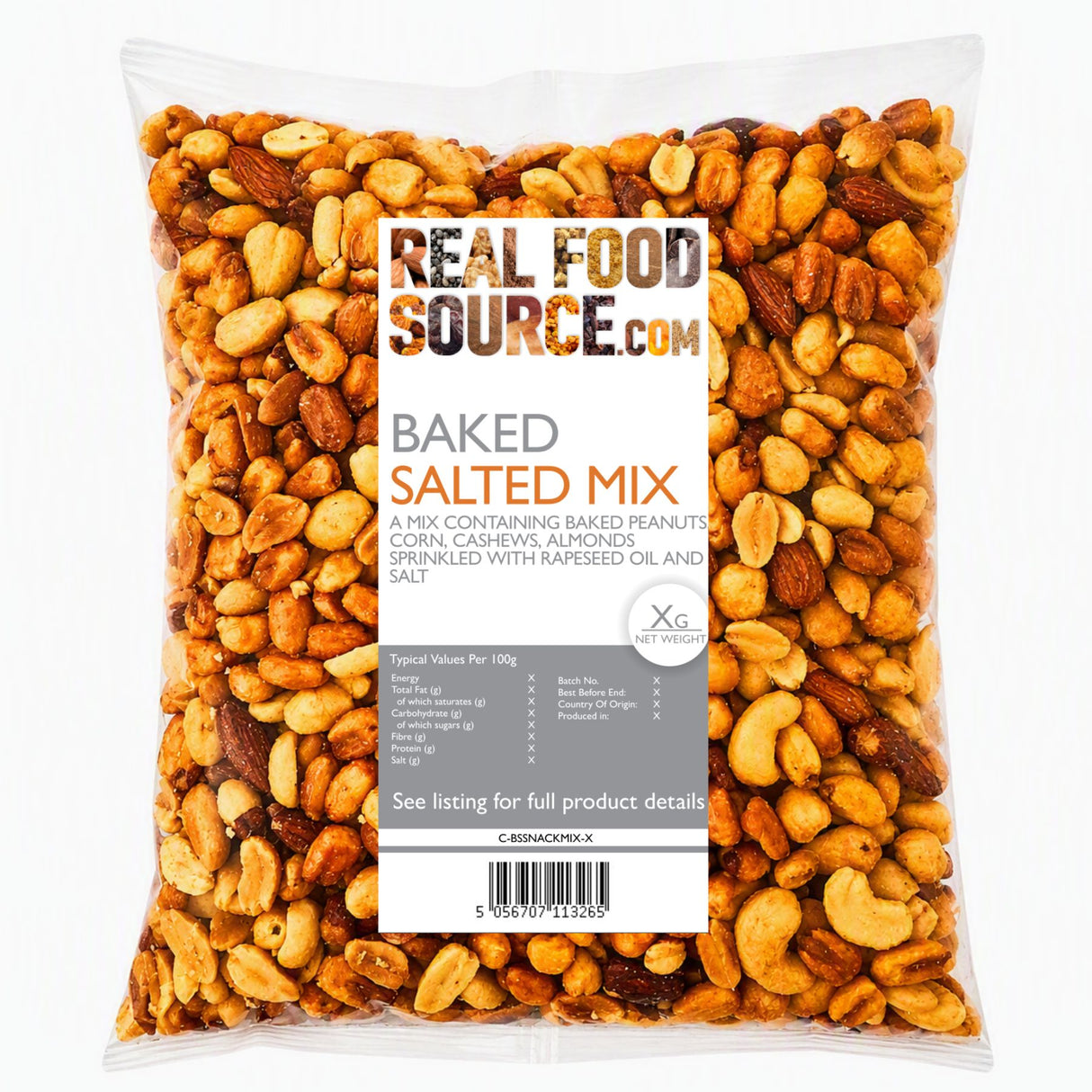 Baked Salted Snack Mix