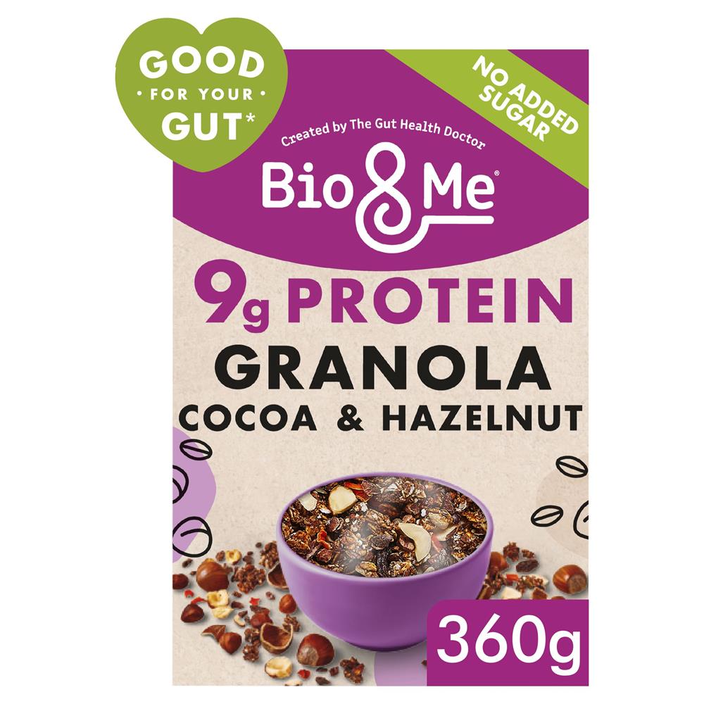 Bio&Me - Cocoa & Hazelnut Protein Boosted Gut-Loving Granola 360g