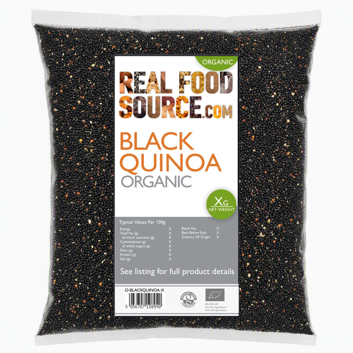 Black Quinoa, Organic