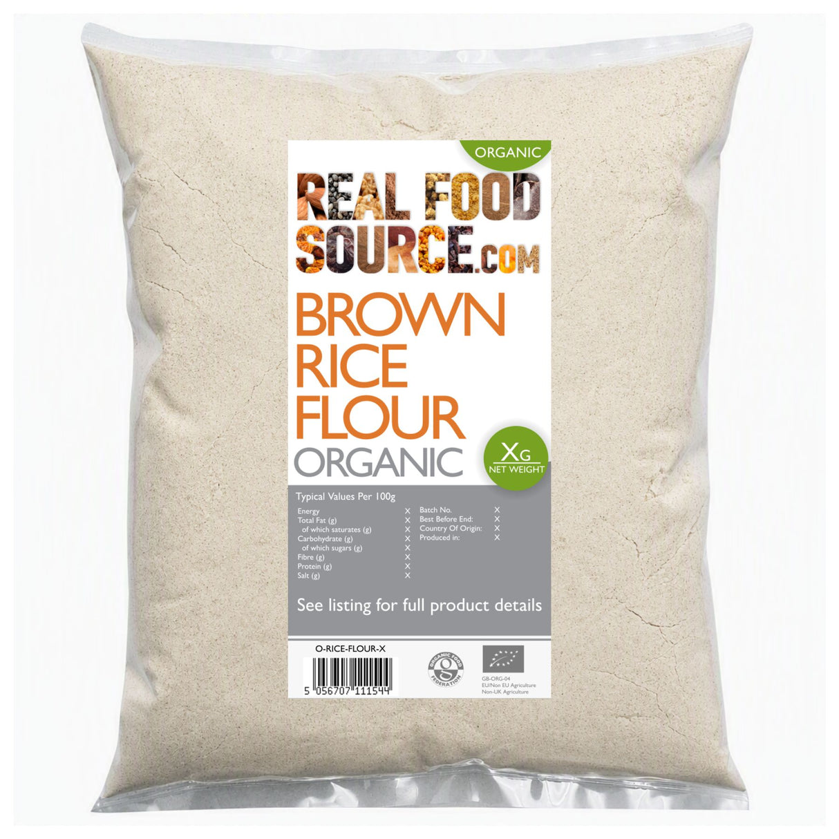 Brown Rice Flour, Organic