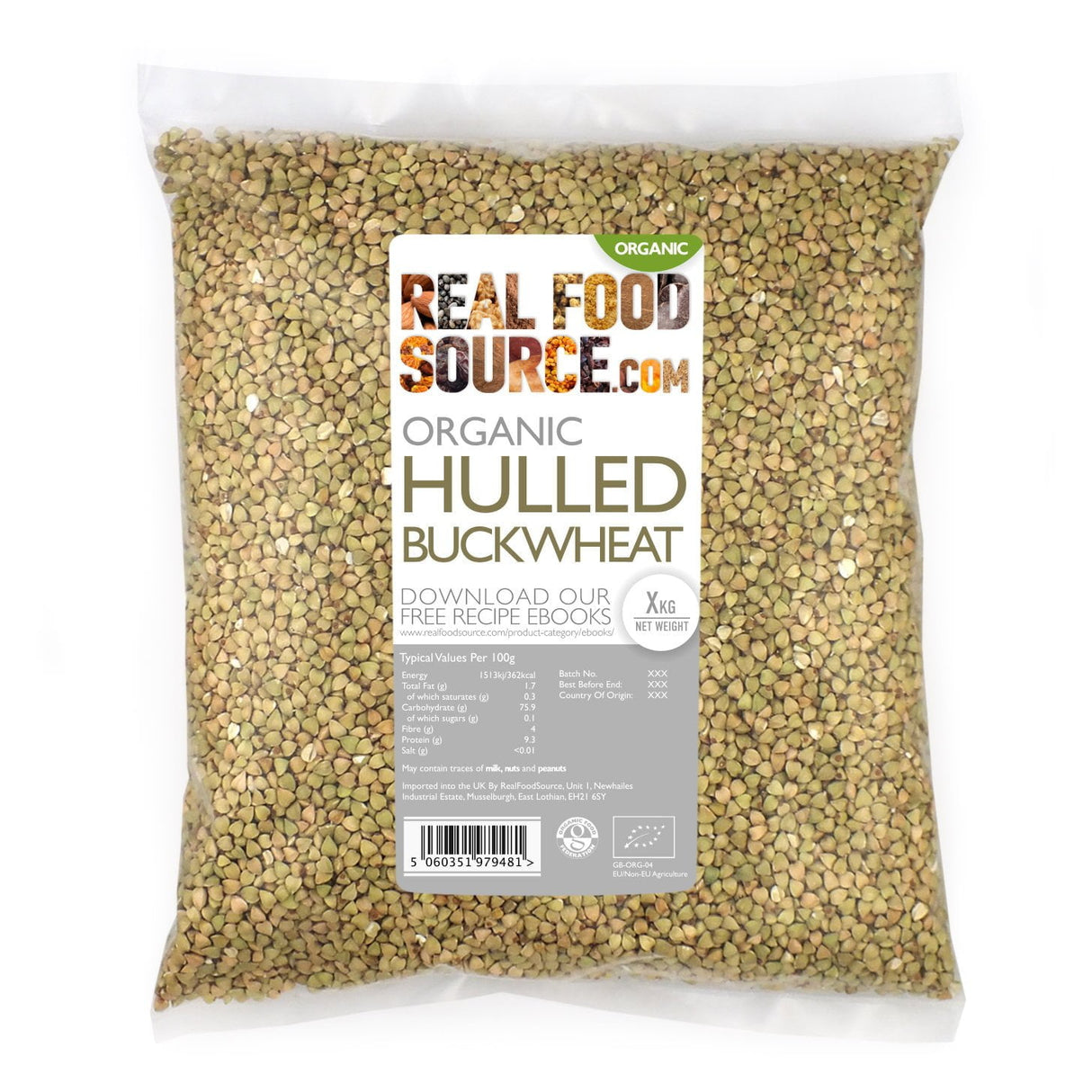 Organic Buckwheat Hulled