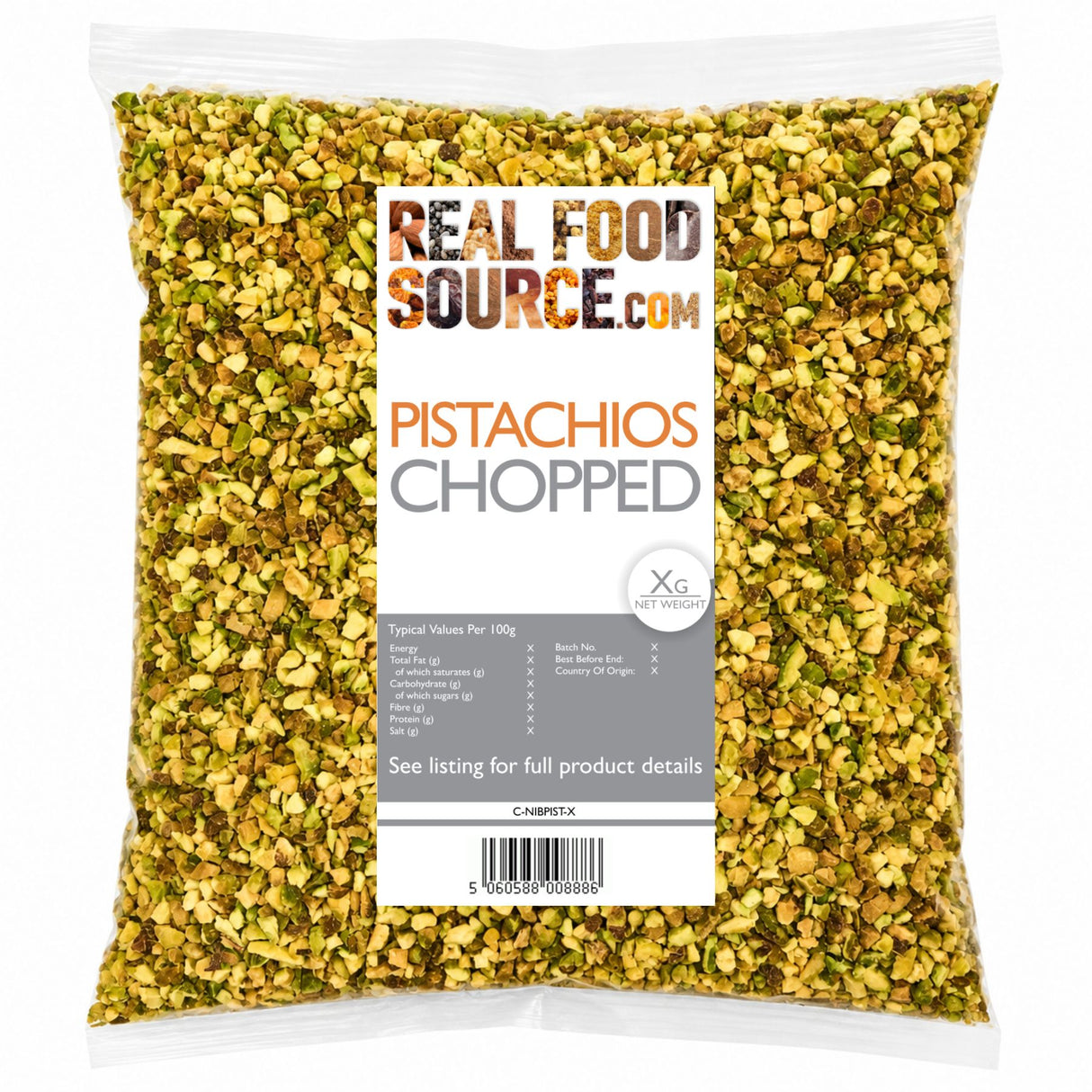 Pistachios, Chopped