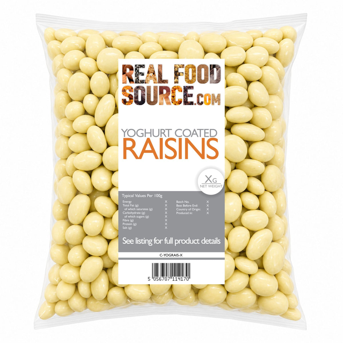 Yoghurt Coated Raisins