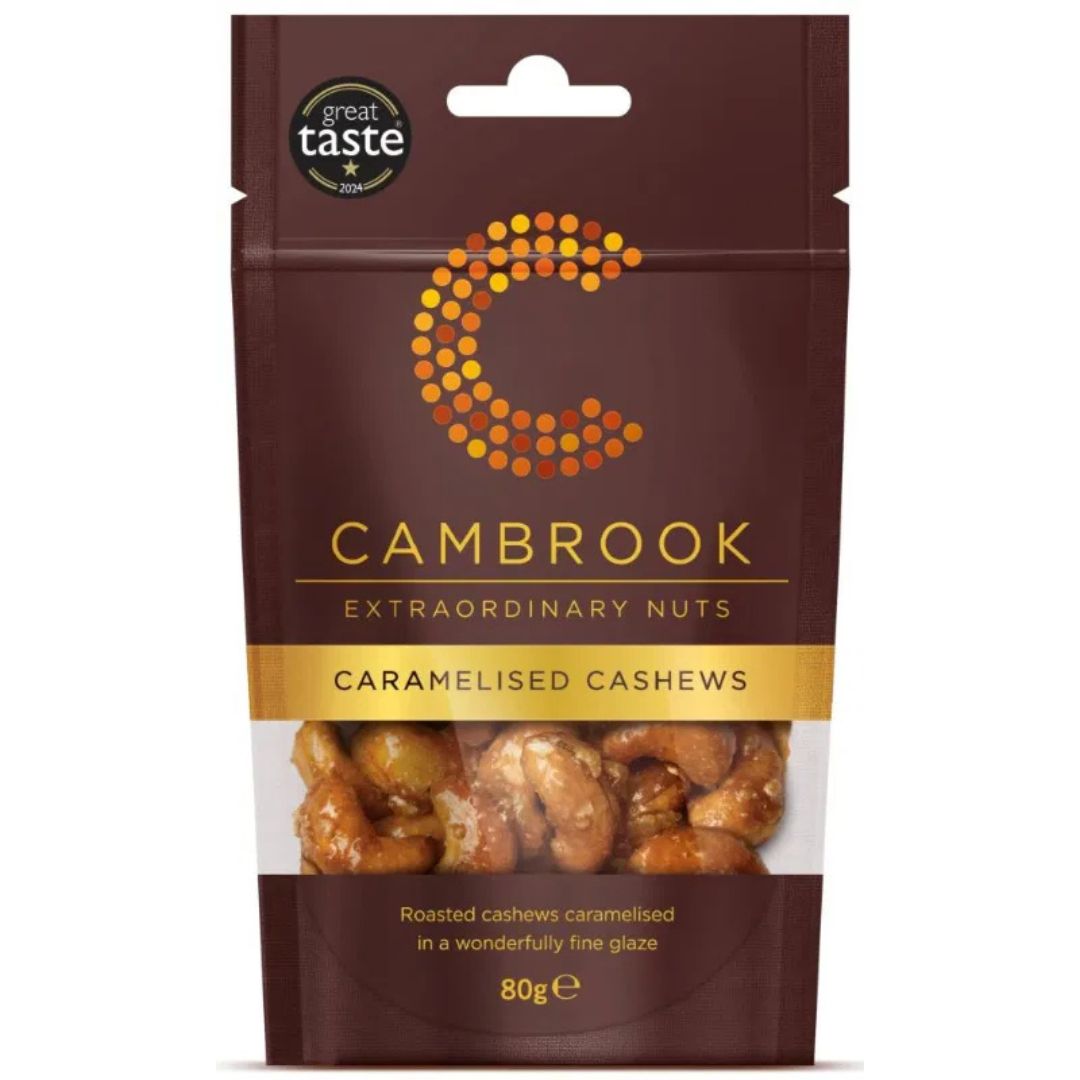 Cambrook - Caramelised Cashews 160g ( 2 x 80g)