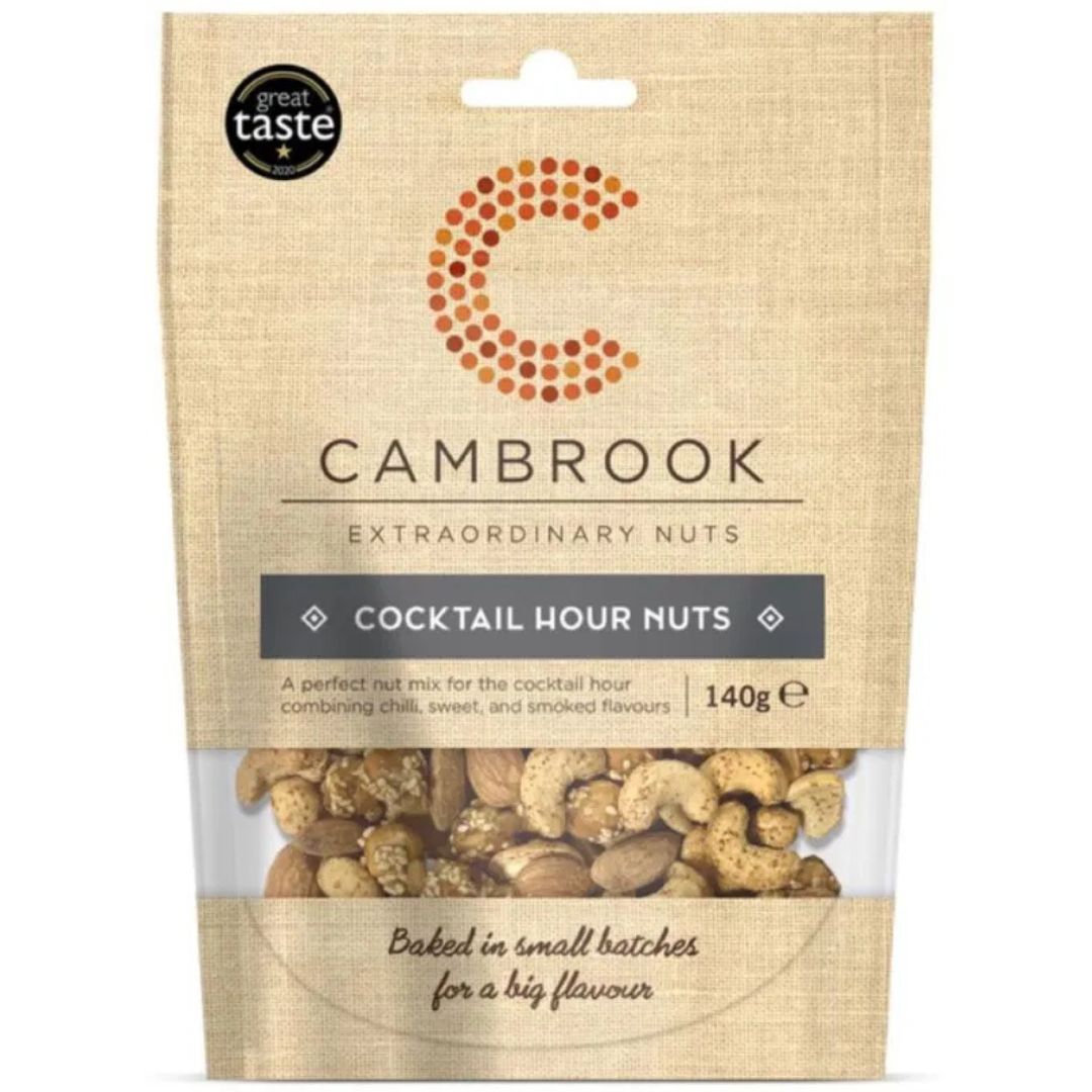 Cambrook - Cocktail Hour Nuts 280g ( 2 x 140g)