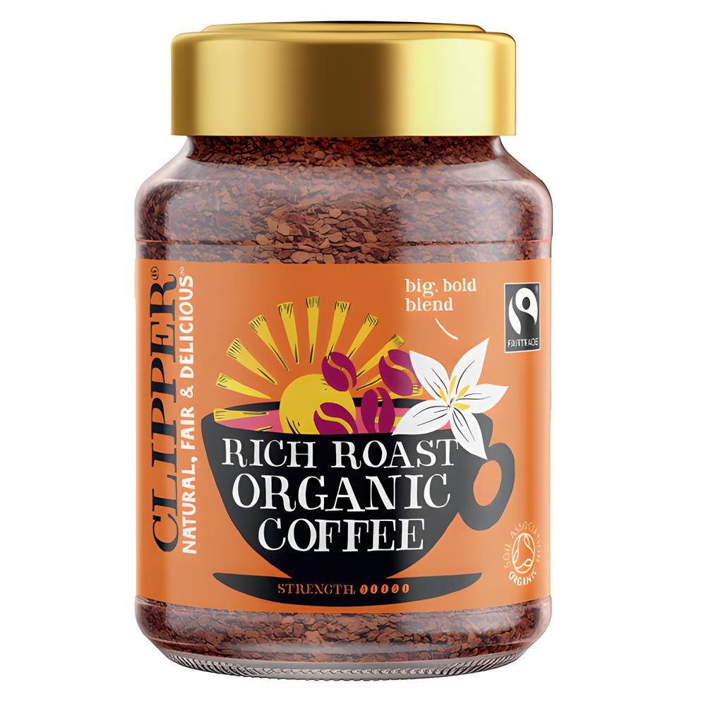 Clipper - Fairtrade Organic Rich Roast Coffee 100g