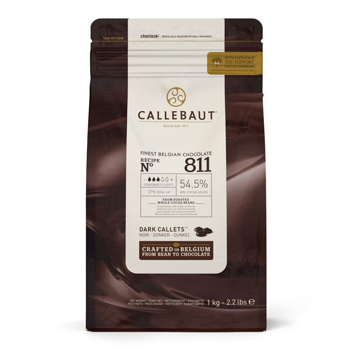 Callebaut Dark 811 54.4% Chocolate Chips 1kg