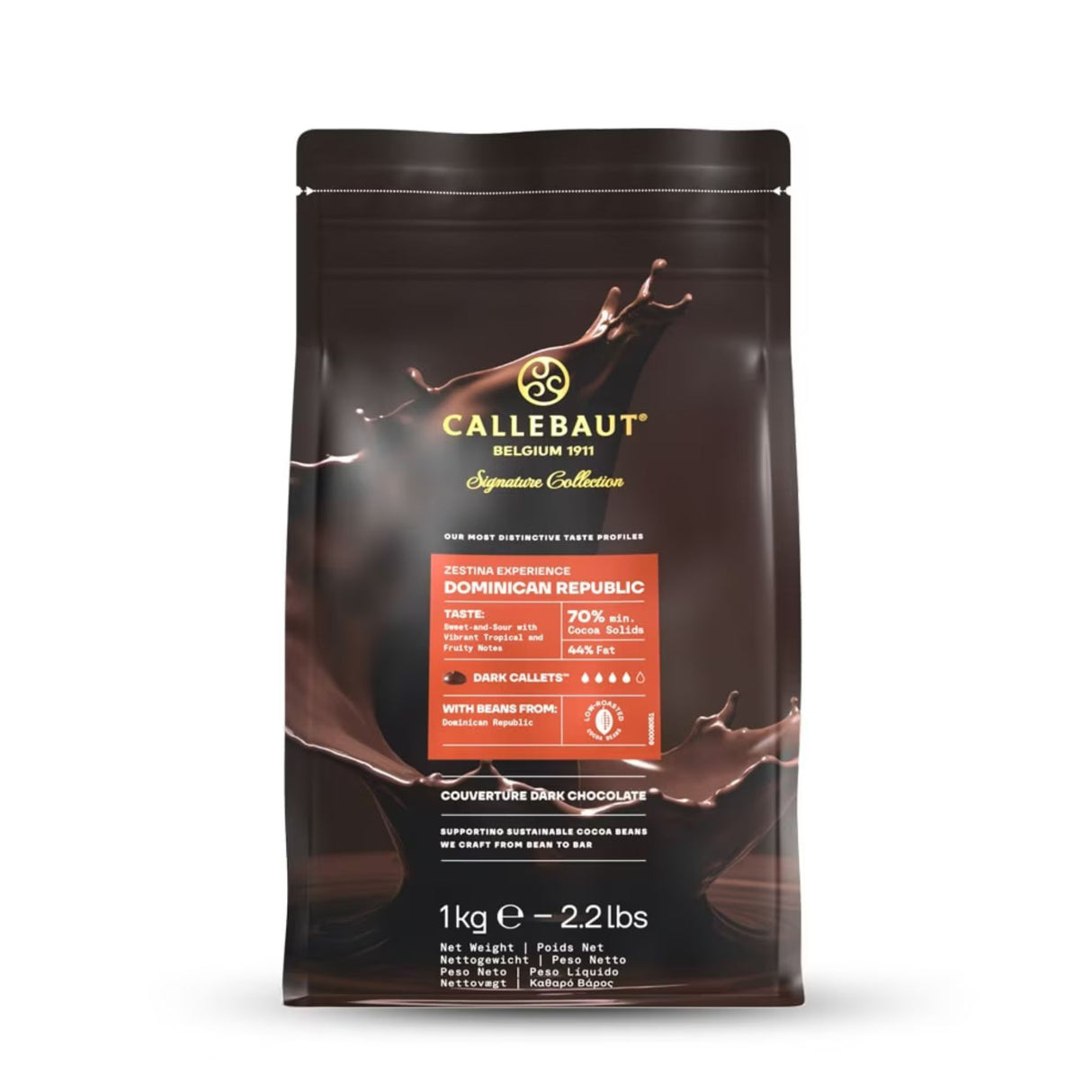 Callebaut Signature Zestina Dark 70% Dominican Republic 1kg