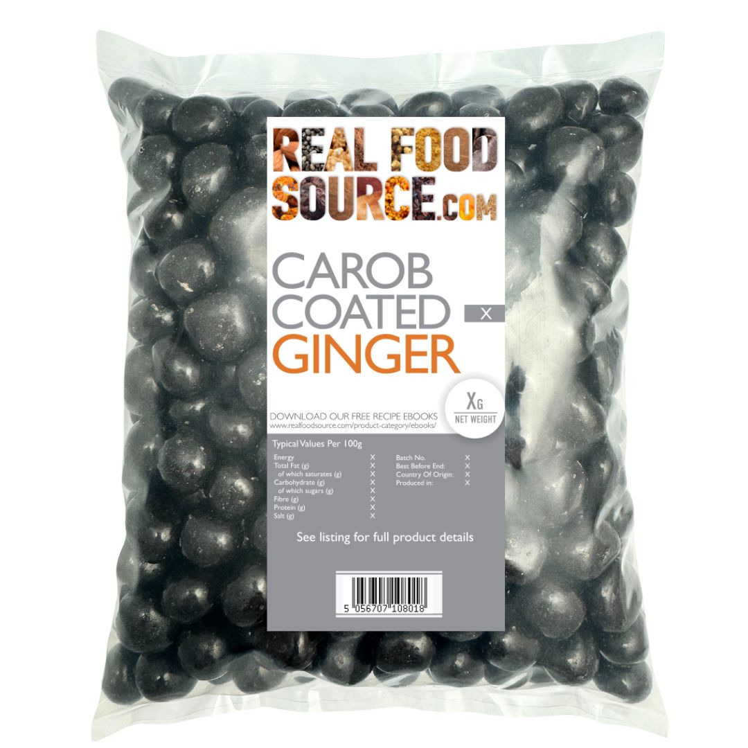 Carob Coated Candied Ginger