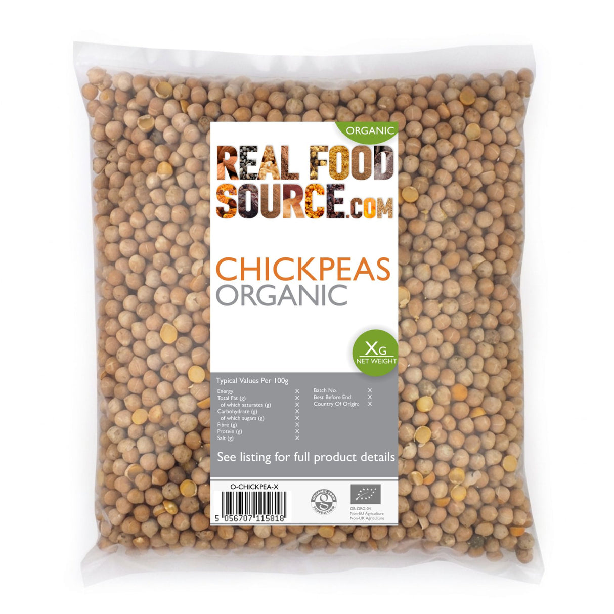 Chickpeas, Organic