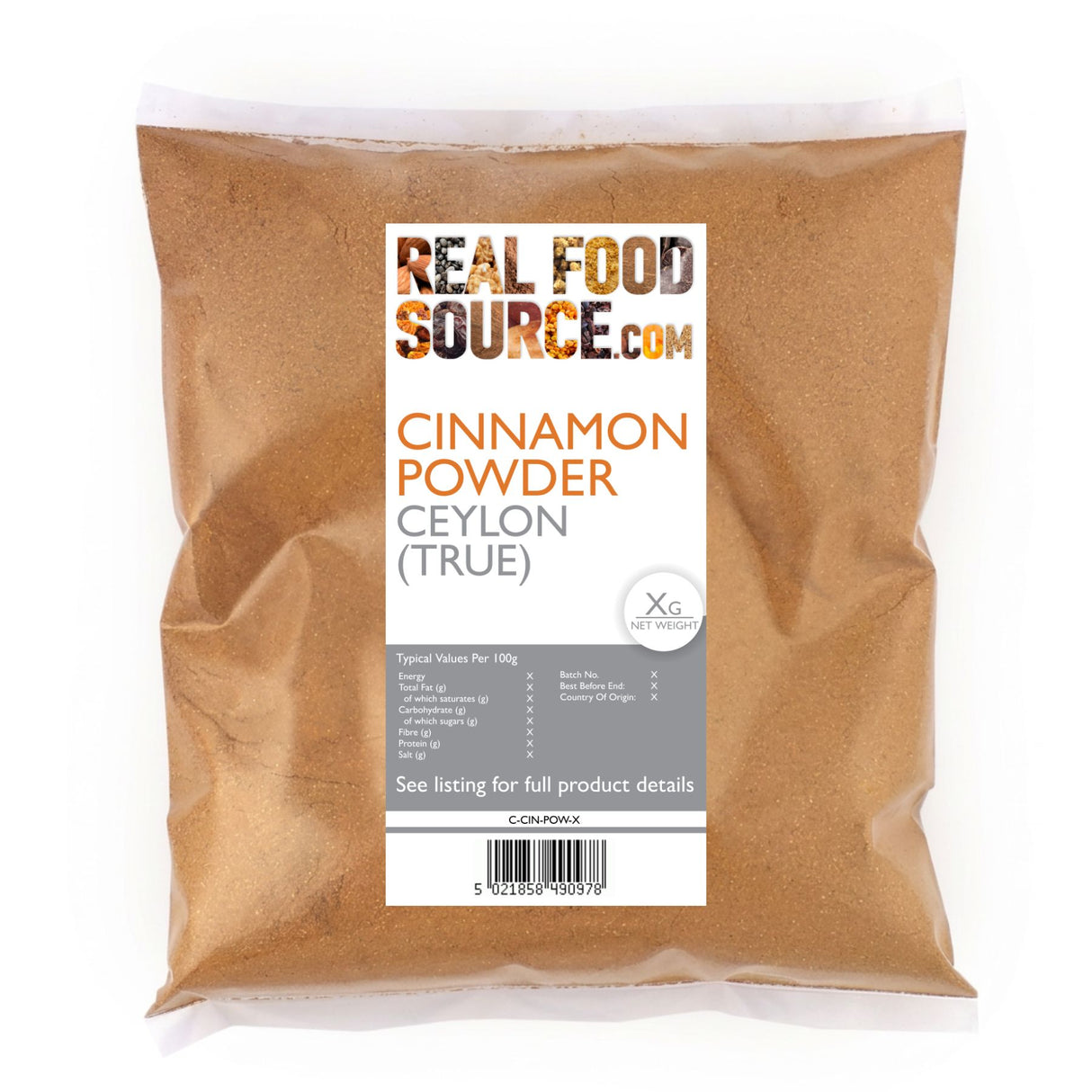 Cinnamon Powder, Ceylon (True)