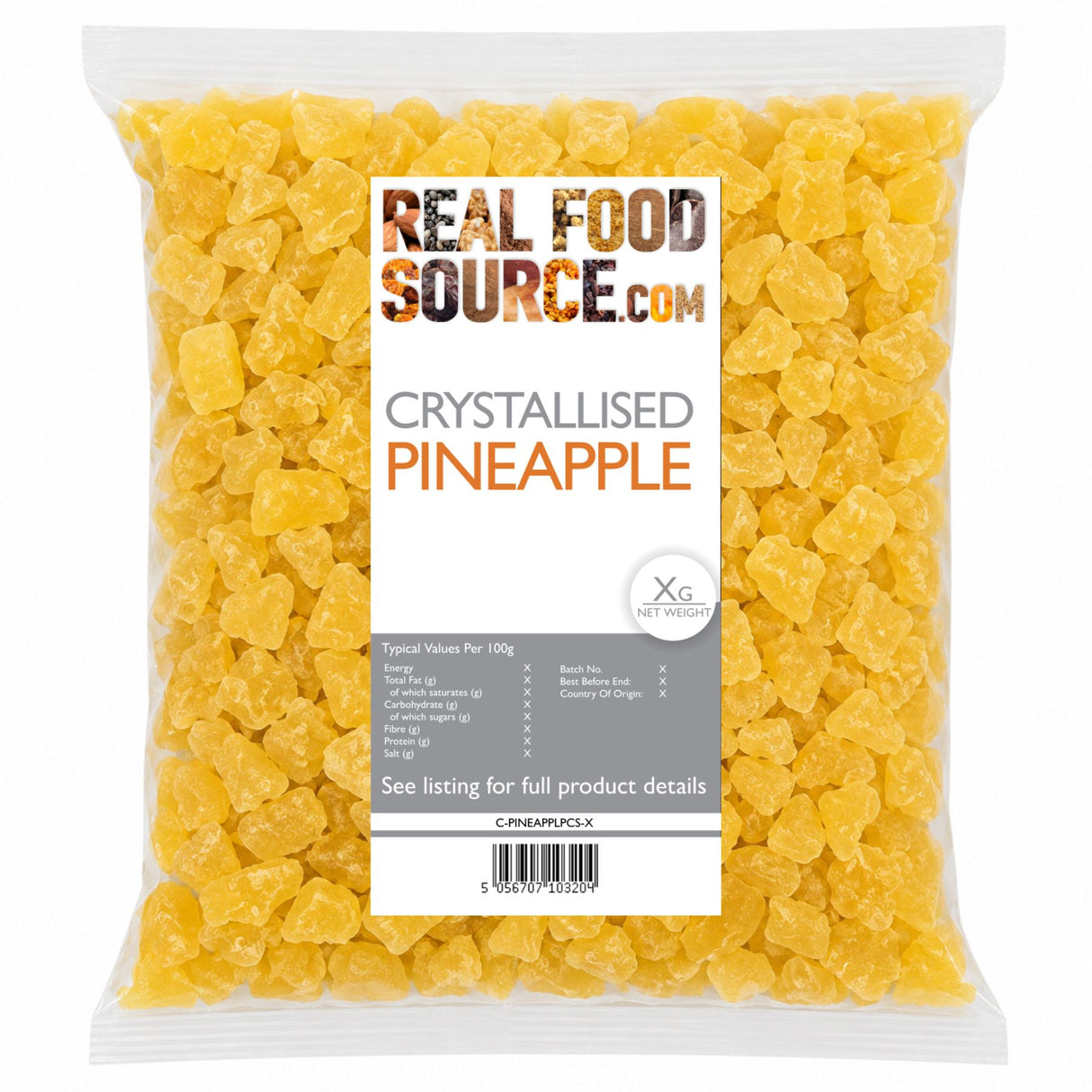 Crystallised Pineapple
