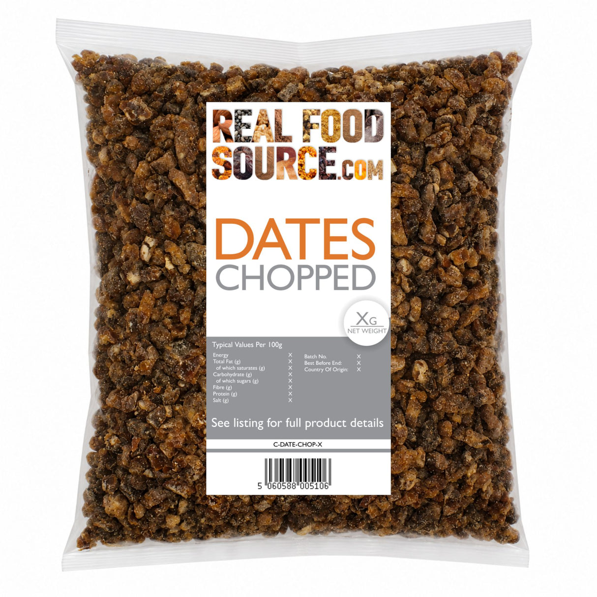 Dates, Chopped
