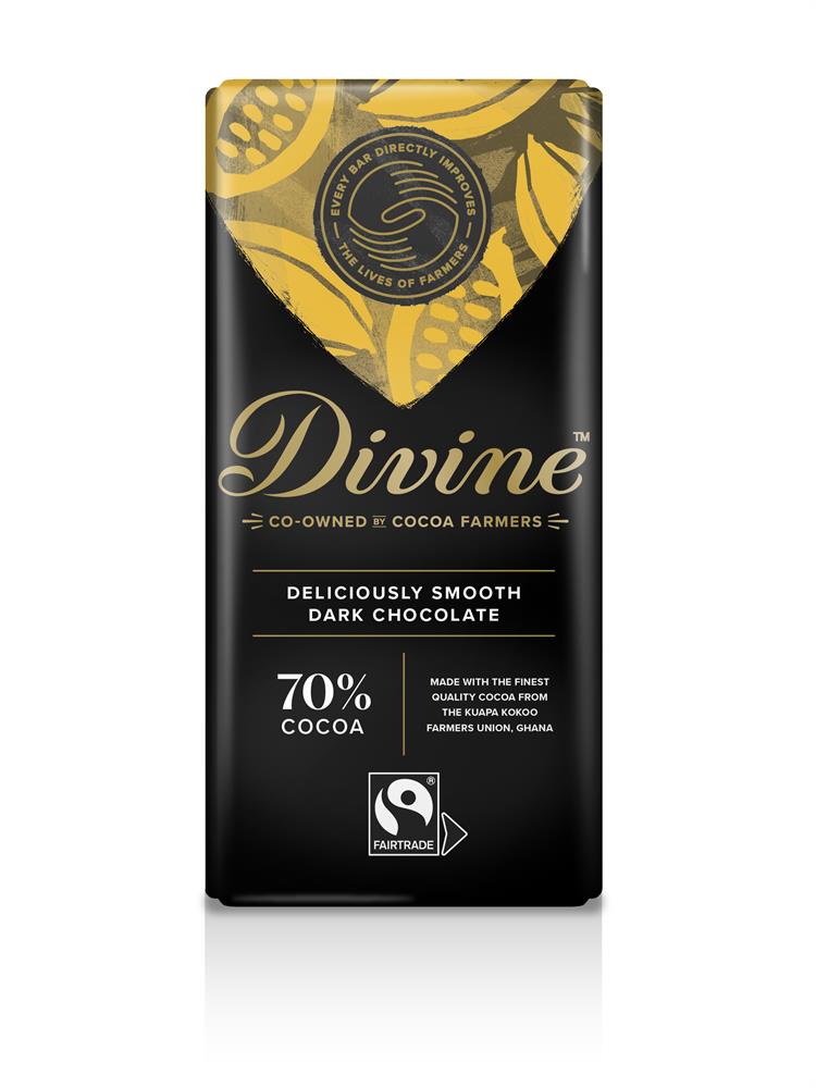 Divine - 70% Dark Chocolate Bar