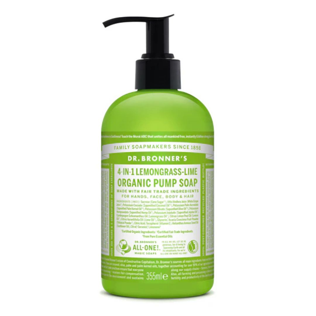 Dr Bronner's - Organic Shikakai Lemongrass and Lime Hand Soap