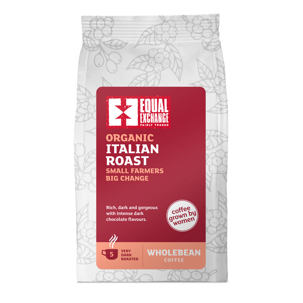Equal Exchange - Organic & Fair Trade Italian Coffee Beans 200g