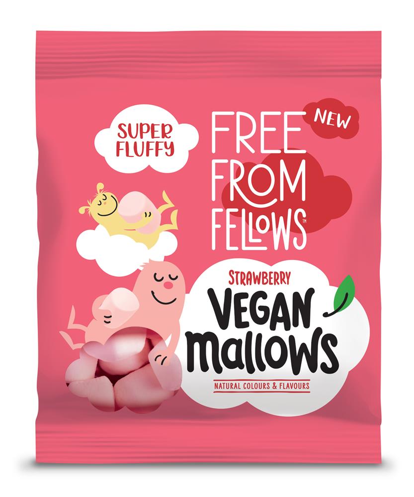 Free From Fellows - Vegan Strawberry Mallows 210g (2x105g)