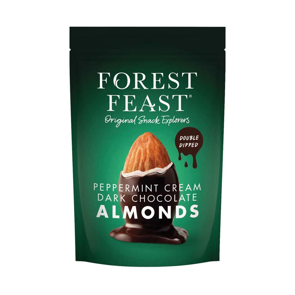 Forest Feast Peppermint Cream Dark Chocolate Almonds