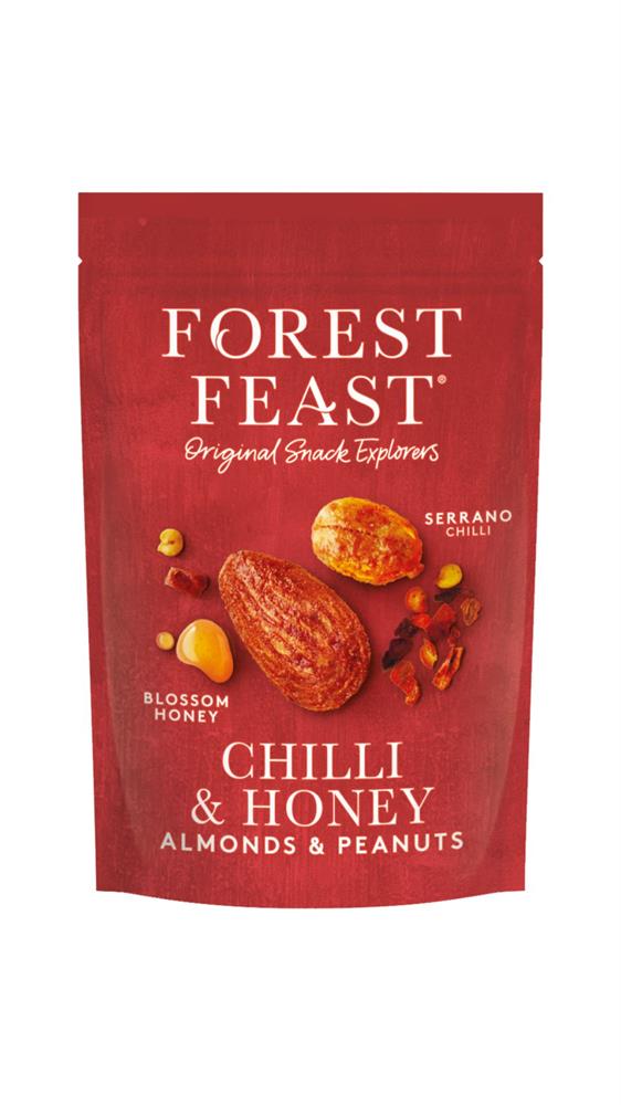 Forest Feast Serrano Chilli Honey Peanuts & Almonds