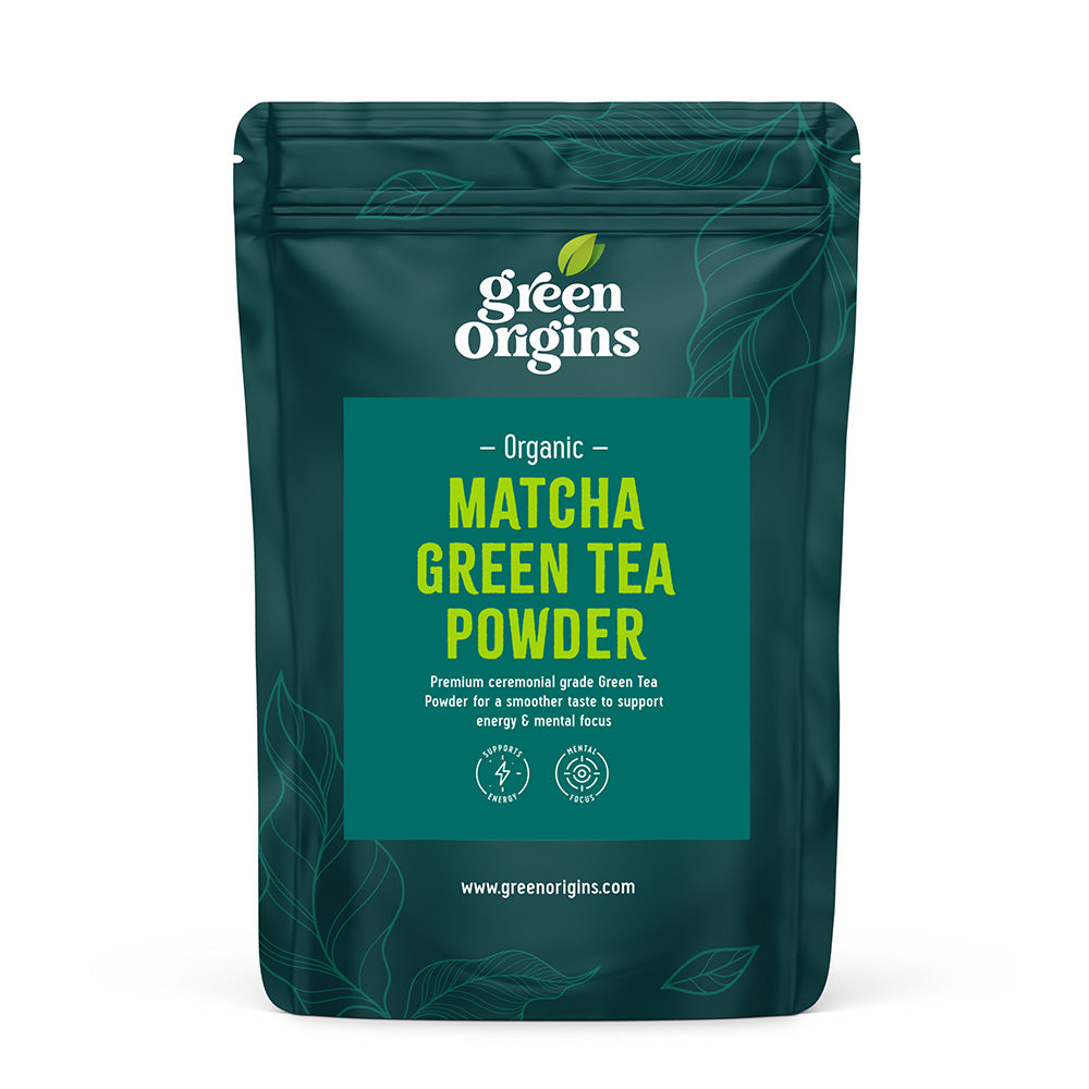 Green Origins - Organic Vegan Matcha Green Tea Powder (Ceremonial) 30g
