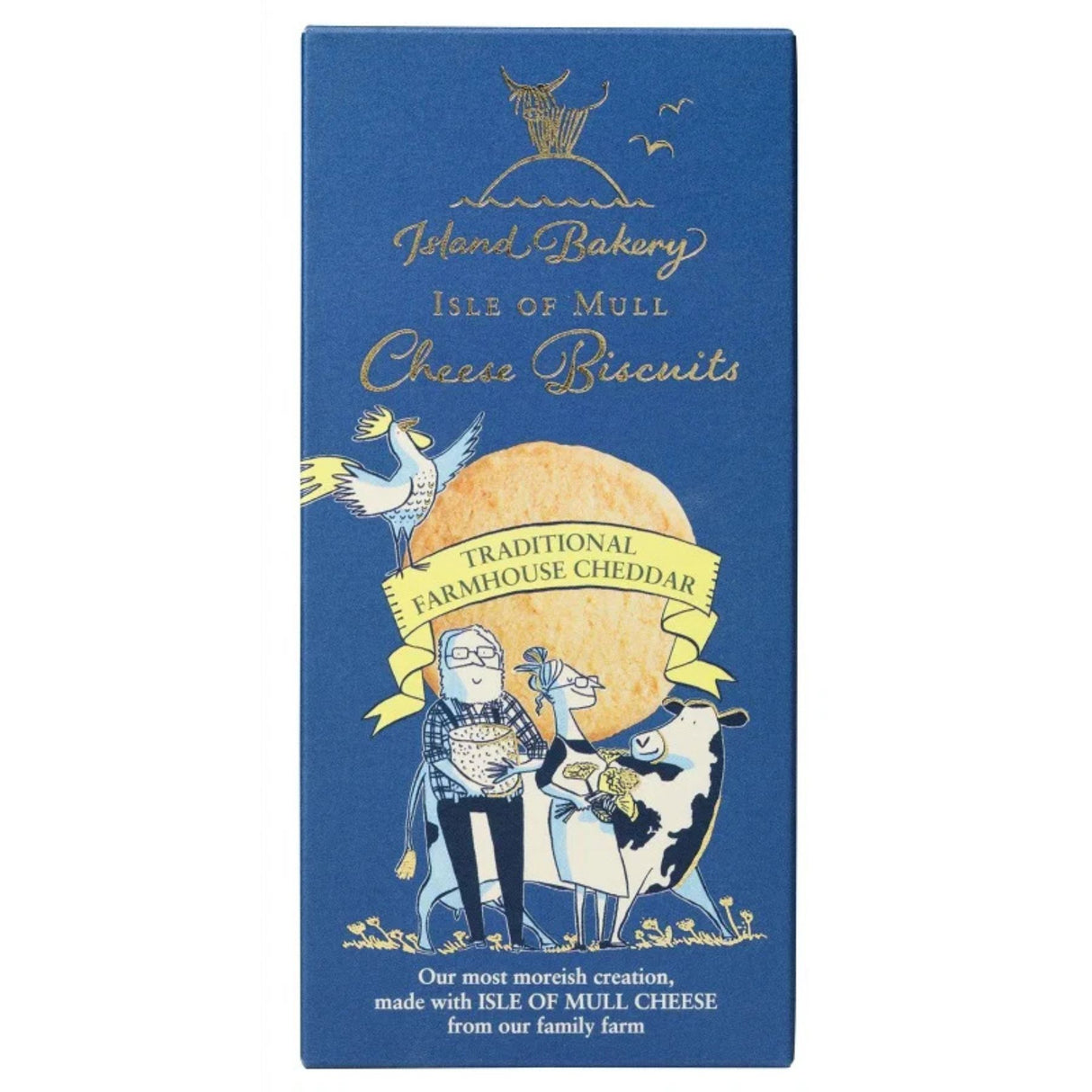Island Bakery - Mull Cheese Biscuit Traditional Farmhouse Cheddar 100g