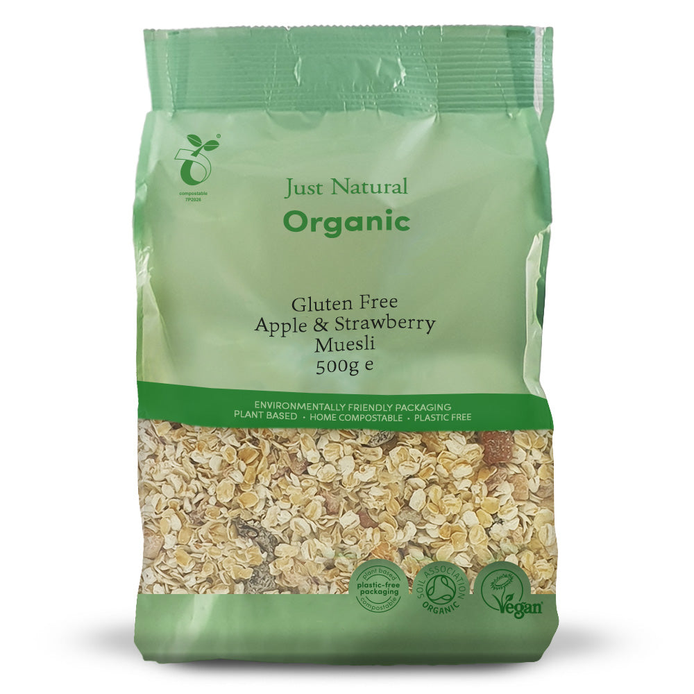 Just Natural - Organic Gluten Free Apple & Strawberry Muesli