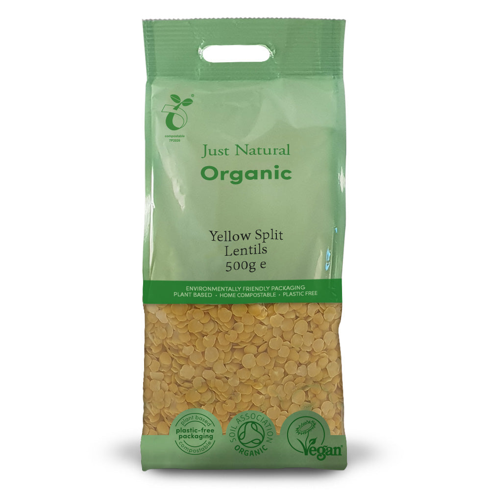 Just Natural - Organic Yellow Split Lentils