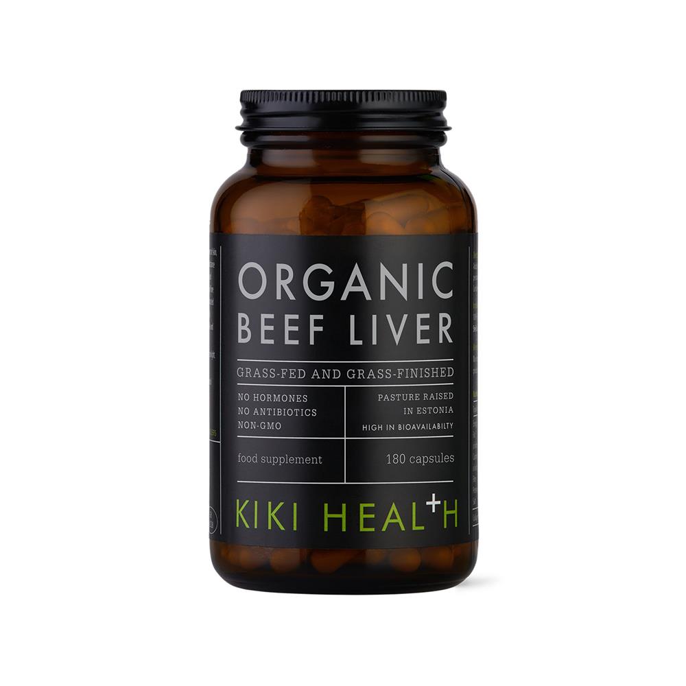 KIKI Health - Organic Beef Liver - 180 Vegicaps