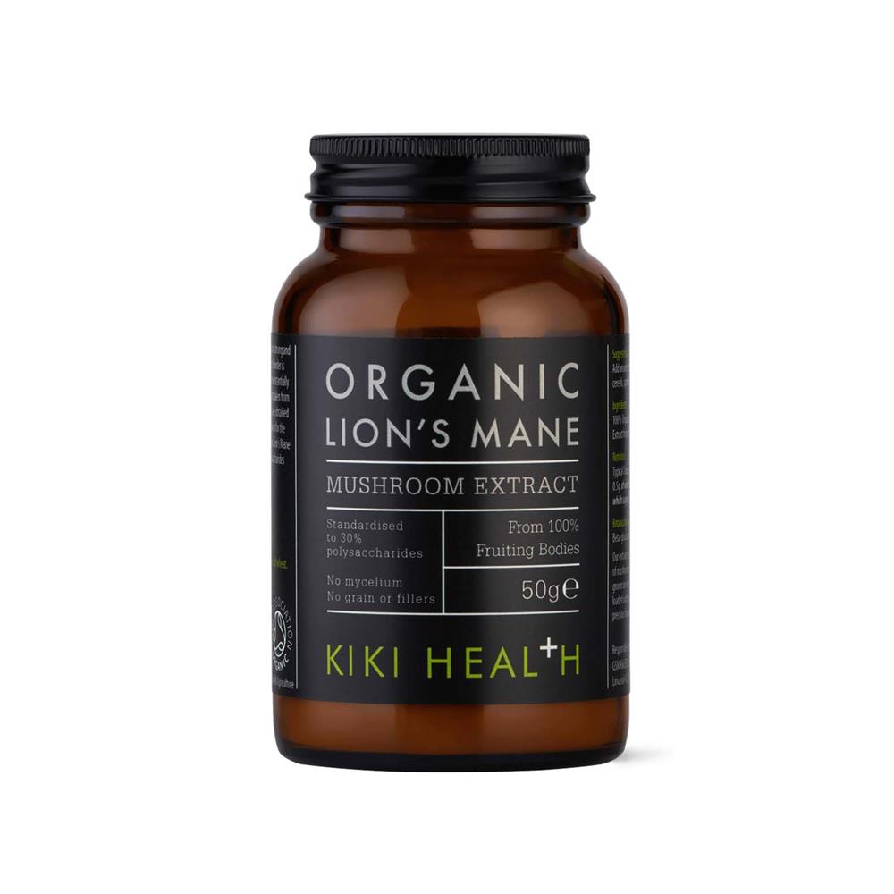 KIKI Health - Organic Lion's Mane Mushroom Extract Powder - 50g