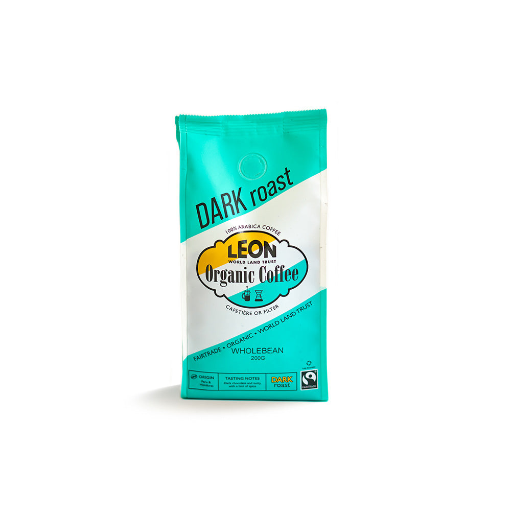 LEON - Dark Roast Coffee Beans 200g