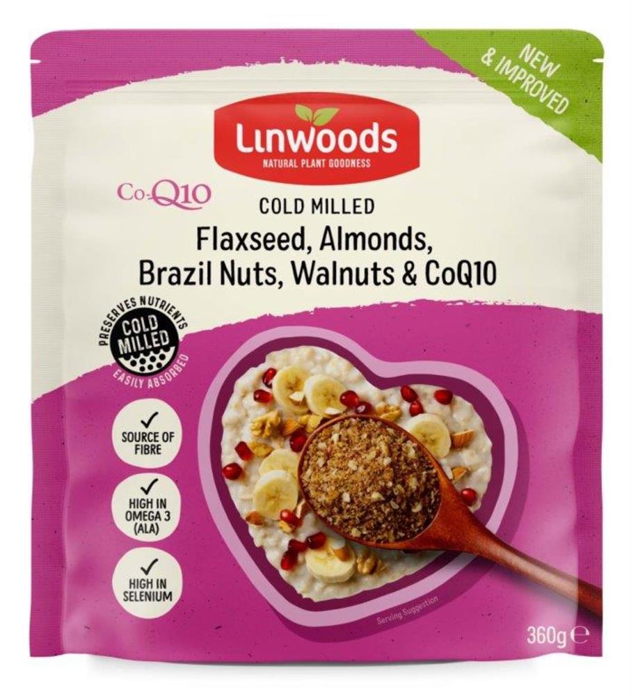 Linwoods - Milled Flaxseed Nuts & Q10 Mix 360g