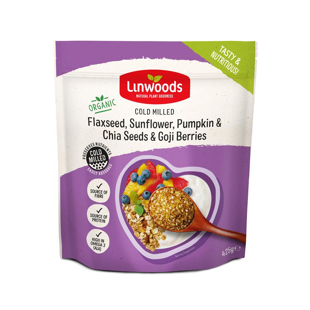 Linwoods - Organic Flaxseed Sunflower Pumpkin & Chia & Goji Berries 425g