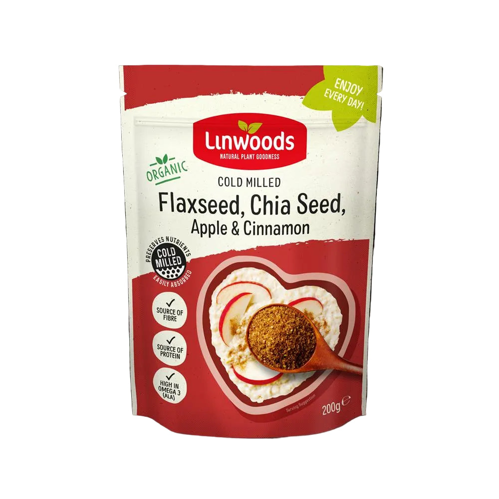 Linwoods - Milled Flaxseed Chia Apple & Cinnamon 200g