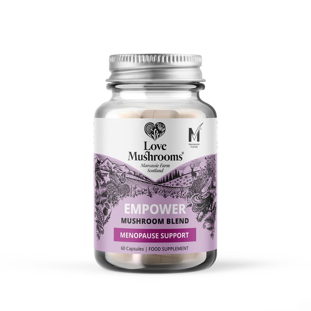 Love Mushrooms - Empower Menopause Support 60 Capsules