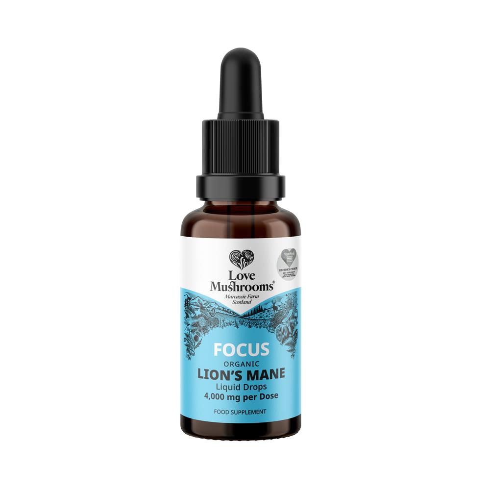 Love Mushrooms - Organic Lions Mane Liquid Drops 30ml