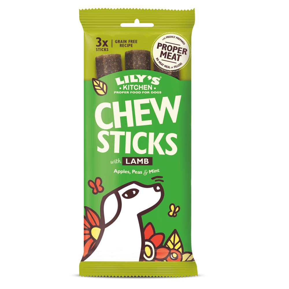 Lily's Kitchen - Dog Chew Sticks With Lamb Apples Peas & Mint